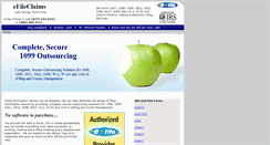 Desktop Screenshot of efileclaims.com